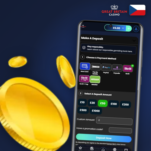 GB Casino vklad od 200 CZK – přehled platebních metod na jednom místě