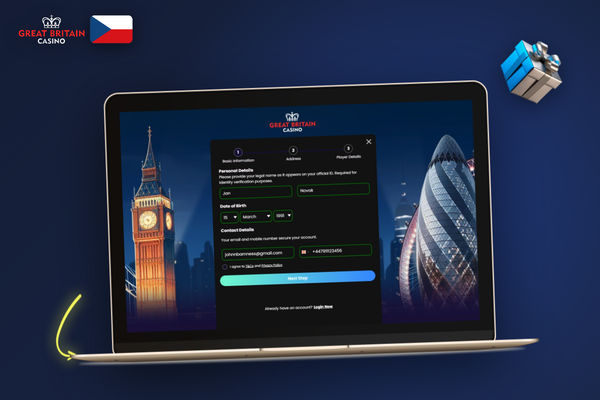 Dvoufaktorové ověření účtu GB Casino přes autentikační aplikaci na smartphonu